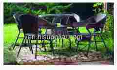 out door ratten table and chair