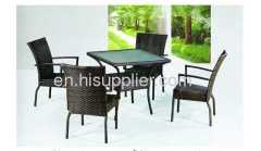 out door ratten table and chair