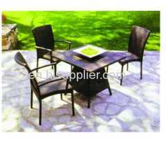 out door ratten table and chair