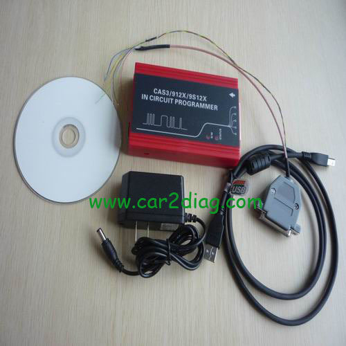 CAS3/912X/9S12X programmer Red