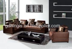 Real leather sofa