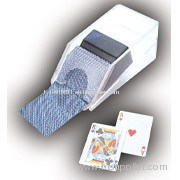 plastic card shuffler for 4 deck cards