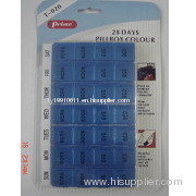 28pcs plastic pill box