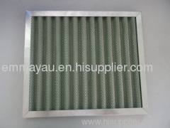 Pleated PU foam air filter