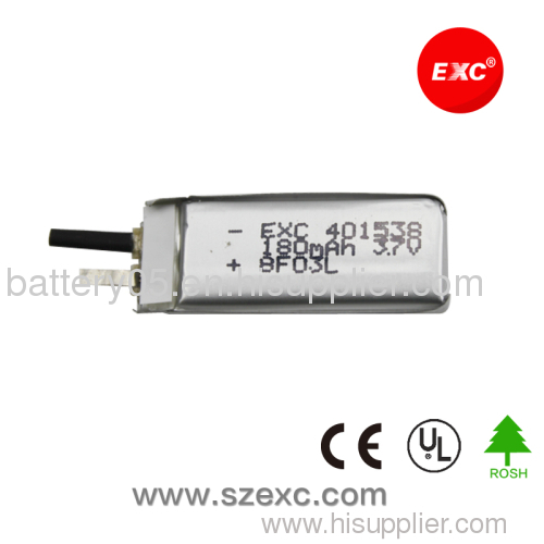 Lithium Rechargeale battery 401538