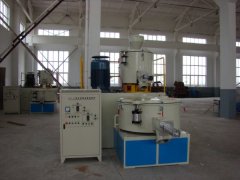 Wood plastic panel making machine