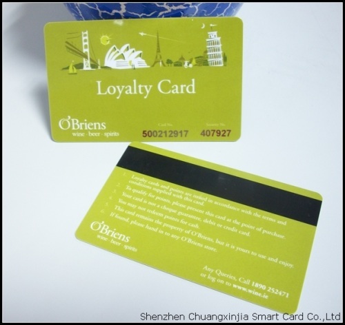 Plastic loyalty card