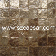 natural capiz shell mosaic tile - L033