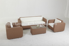 garden rattan furniture-- PE rattan sofa set outdoor furniture