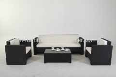 Garden furniture rattan dining room set simple and generous