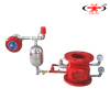 wet deluge valve for fire alarm system
