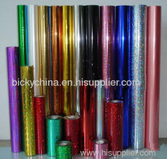 Rolling shinning holographic metallc packing wrapping paper