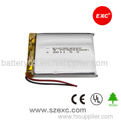 Lithium Rechargeale battery 3000mAh