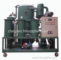 efficiency double stage vacuum lubrication oil purifer