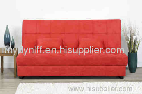 Morden microfiber,fabric red sofa bed E009#
