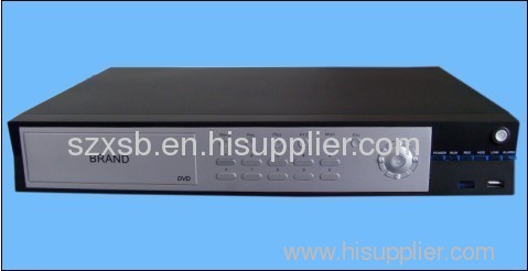 H.264 4ch FULL D1 DVR support 2pcs HDD