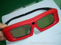 Stylish Anti-theft Active 3D Shutter Glasses for 3D Digital Cinema