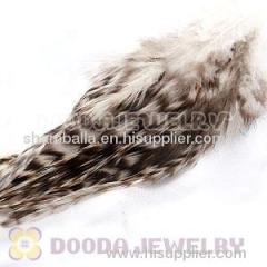 Cheap Real ivory grizzly feather hair extensions wholesale