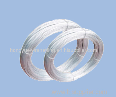 Low carbon electro galvanized binding wires