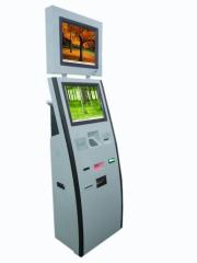 dual touch screen payment kiosk