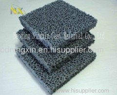 Foundry consumable ceramic foam filter