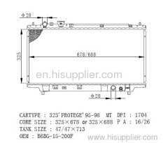 radiator auto parts