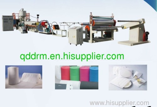 PE foam sheet extruding line