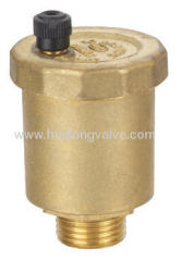 Brass air vent valve