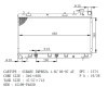 SUBARU auto radiator 45199-FA030