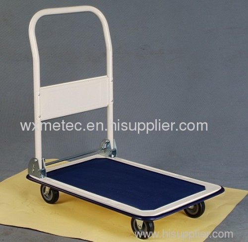 Folding platform hand truck