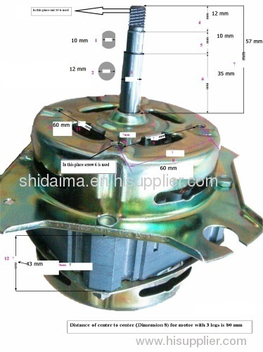 cutting vegetable machine motor