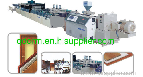 PVC wood plastic foam sheet extrusion line