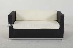 contemperary durable alu frame PE rattan/wicker patio beach sofa set