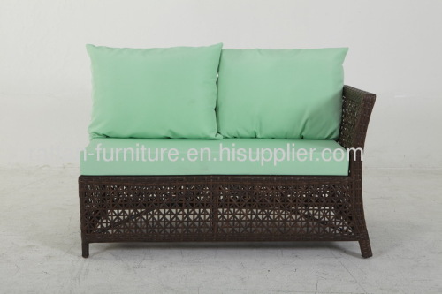 Garden outdoor pe wicker furniture sofa set.