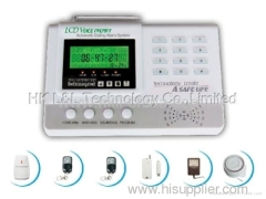 98 zones wireless alarm system with LCD&voice