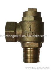 DZR brass ferrule valve