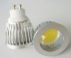 Dimmable COB 3W GU10 3000k warm white 240LM LED spot lamp