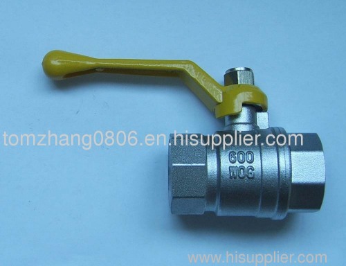 Gas ball valve