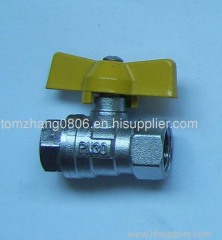 Gas ball valve