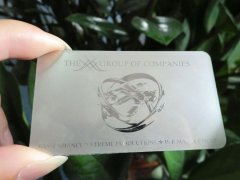 Stainless Steel Business Card