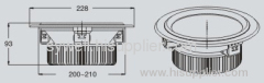25*1W High Power LED downlight