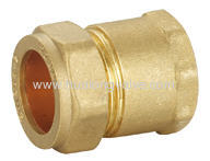 Brass Compression Fitting Straight Female Coupler FxC