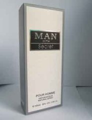 Man with Secret Natrual Spray EDT