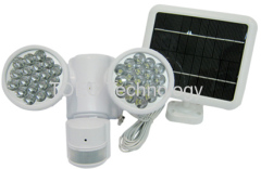 solar led light with PIR sensor and camera