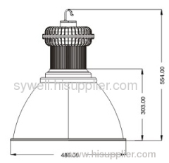 120W High Power LED High Bay lighting IP54