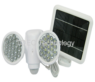 Solar powered LED light