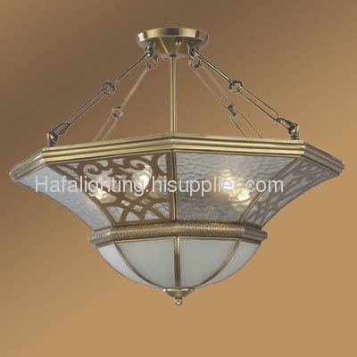 European copper chandlier brass lighting, pendant lamp