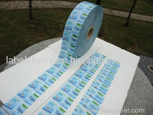 PVC shrink sleeve label for beverage bottles