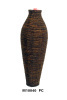 Woven wicker vase (M10040)