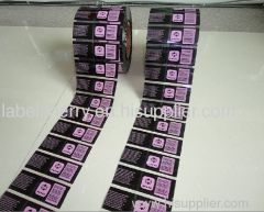 Wine PVC Shrink Label / drinking label/beer label